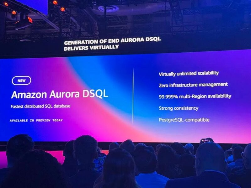 Aurora DSQL, a serverless SQL database delivering 4x faster