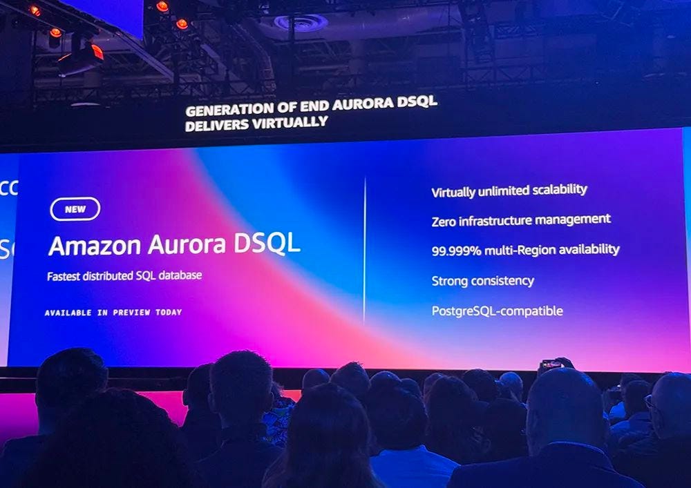 Aurora DSQL, a serverless SQL database delivering 4x faster